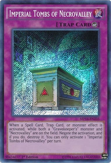 Imperial Tombs of Necrovalley 2014 Mega-Tins Mega Pack Yu-Gi-Oh! card