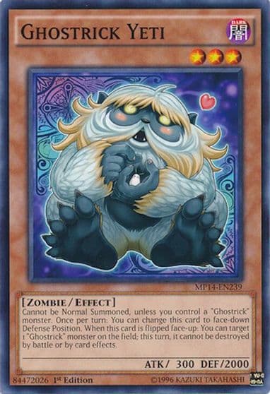 Ghostrick Yeti 2014 Mega-Tins Mega Pack Yu-Gi-Oh! card