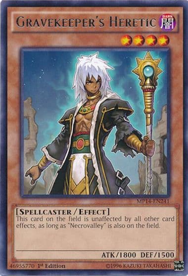 Gravekeepers Heretic 2014 Mega-Tins Mega Pack Yu-Gi-Oh! card