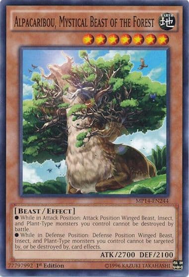 Alpacaribou Mystical Beast of the Forest 2014 Mega-Tins Mega Pack Yu-Gi-Oh! card