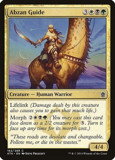 Abzan Guide Khans of Tarkir Magic card