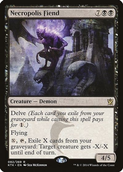 Necropolis Fiend Khans of Tarkir Magic card