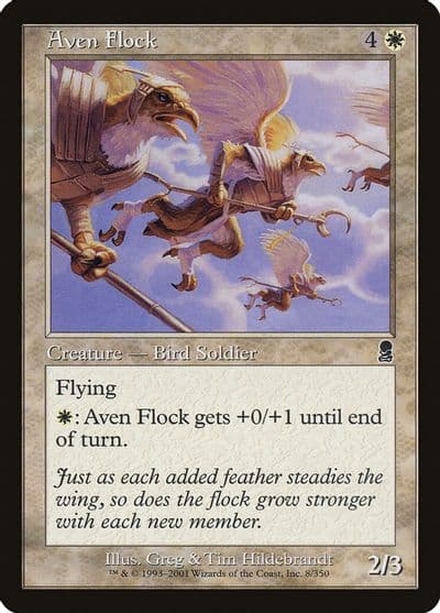 Aven Flock Odyssey Magic card