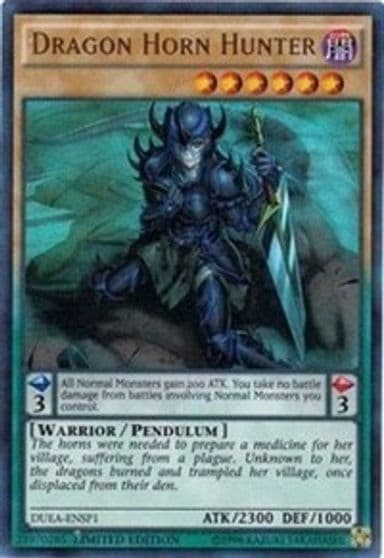Dragon Horn Hunter DUEA ENSP1 Duelist Alliance Yu-Gi-Oh! card