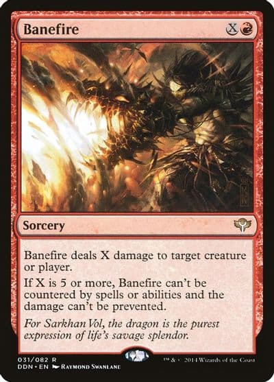 Banefire Duel Decks: Speed vs. Cunning Magic card