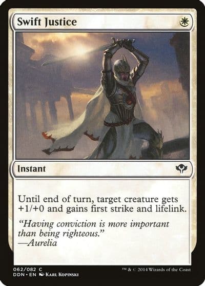 Swift Justice Duel Decks: Speed vs. Cunning Magic card