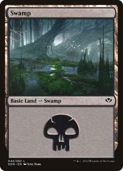 Swamp 040 Duel Decks: Speed vs. Cunning Magic card