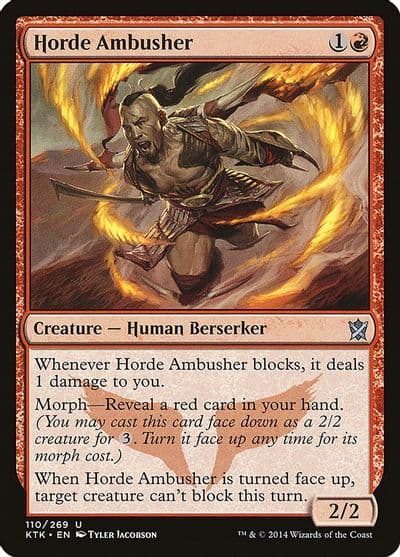 Horde Ambusher Khans of Tarkir Magic card