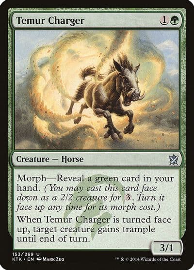Temur Charger Khans of Tarkir Magic card