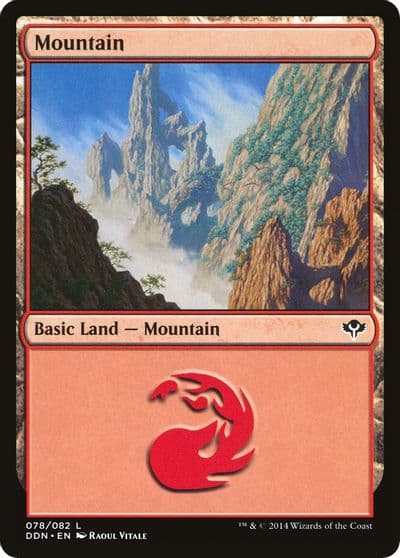 Mountain 078 Duel Decks: Speed vs. Cunning Magic card