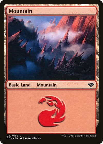 Mountain 037 Duel Decks: Speed vs. Cunning Magic card