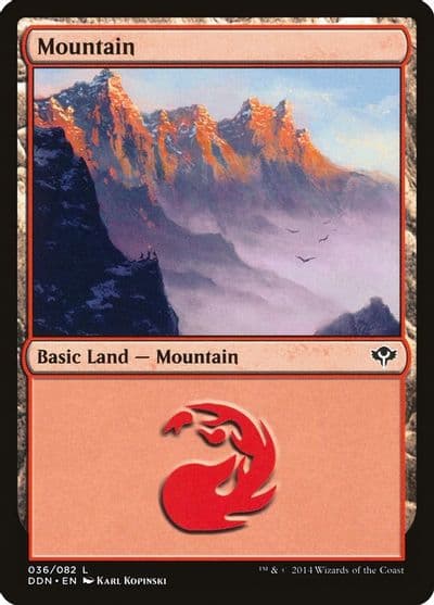 Mountain 036 Duel Decks: Speed vs. Cunning Magic card
