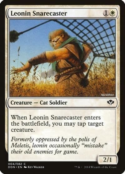 Leonin Snarecaster Duel Decks: Speed vs. Cunning Magic card