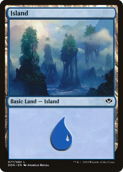 Island 077 Duel Decks: Speed vs. Cunning Magic card