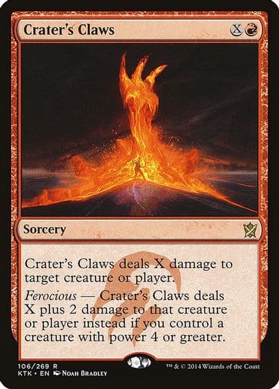Craters Claws Khans of Tarkir Magic card