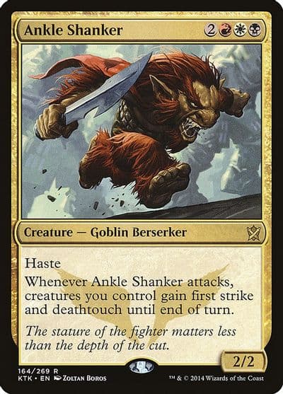 Ankle Shanker Khans of Tarkir Magic card