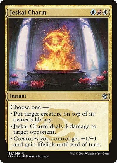Jeskai Charm Khans of Tarkir Magic card