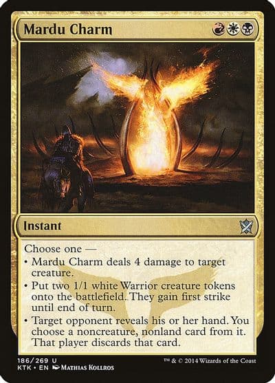 Mardu Charm Khans of Tarkir Magic card