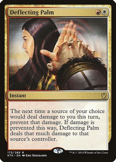Deflecting Palm Khans of Tarkir Magic card
