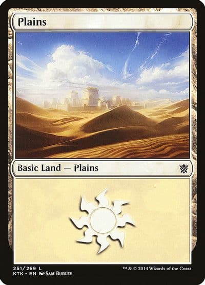 Plains 251 Khans of Tarkir Magic card