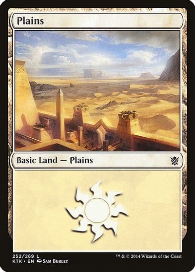 Plains 252 Khans of Tarkir Magic card
