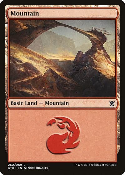 Mountain 262 Khans of Tarkir Magic card