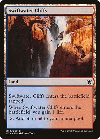 Swiftwater Cliffs Khans of Tarkir Magic card