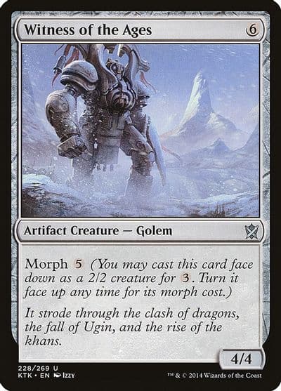 Witness of the Ages Khans of Tarkir Magic card