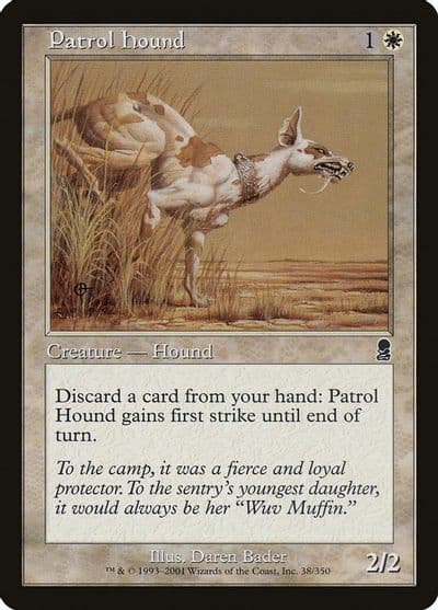 Patrol Hound Odyssey Magic card