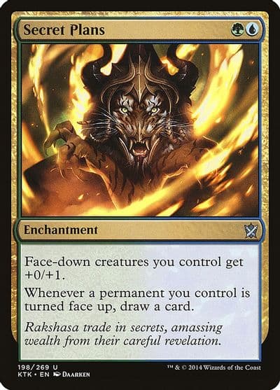 Secret Plans Khans of Tarkir Magic card