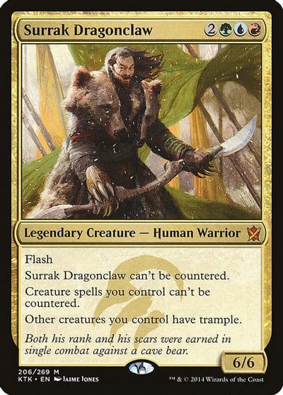 Surrak Dragonclaw Khans of Tarkir Magic card