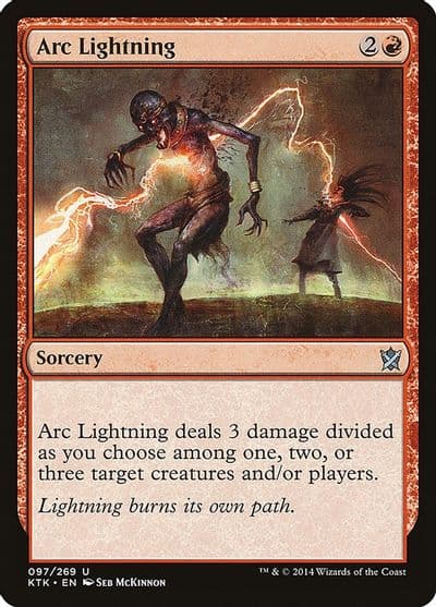 Arc Lightning Khans of Tarkir Magic card