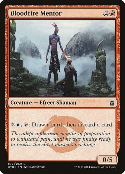 Bloodfire Mentor Khans of Tarkir Magic card