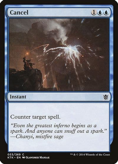 Cancel Khans of Tarkir Magic card
