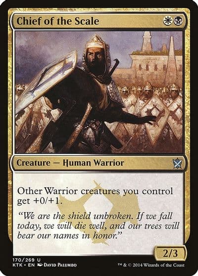 Chief of the Scale Khans of Tarkir Magic card