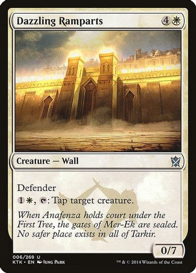 Dazzling Ramparts Khans of Tarkir Magic card