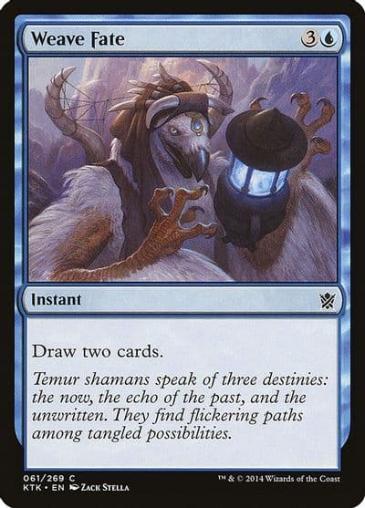 Weave Fate Khans of Tarkir Magic card