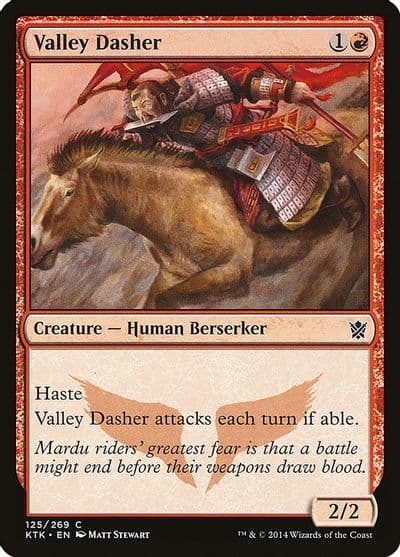 Valley Dasher Khans of Tarkir Magic card