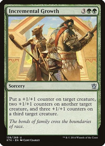 Incremental Growth Khans of Tarkir Magic card