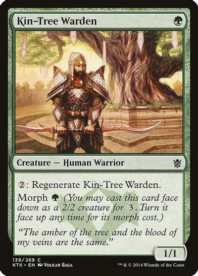 Kin Tree Warden Khans of Tarkir Magic card