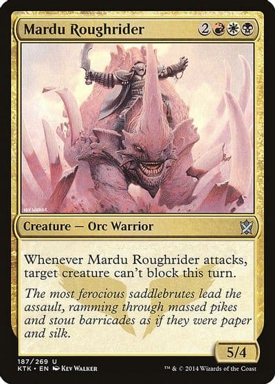 Mardu Roughrider Khans of Tarkir Magic card