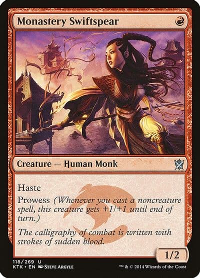 Monastery Swiftspear Khans of Tarkir Magic card