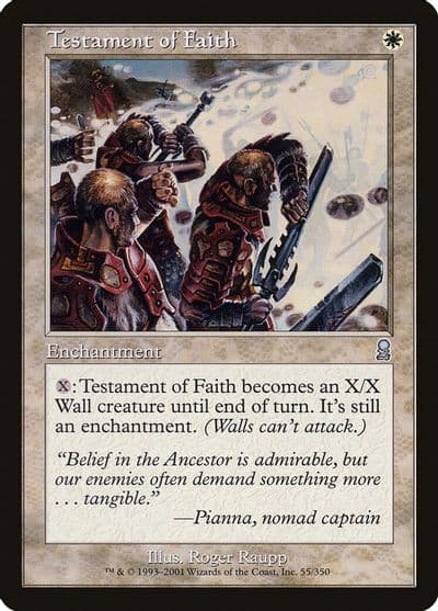 Testament of Faith Odyssey Magic card