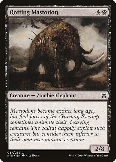 Rotting Mastodon Khans of Tarkir Magic card
