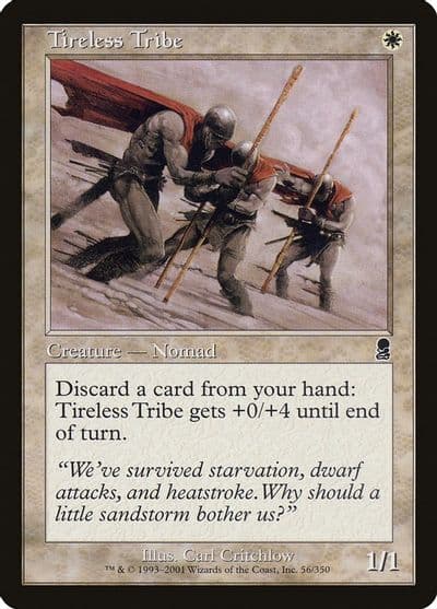 Tireless Tribe Odyssey Magic card