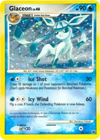 Glaceon (DP Majestic Dawn) Deck Exclusives Pokemon card