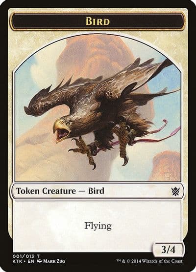 Bird Token Khans of Tarkir Magic card