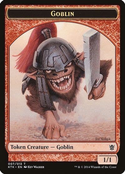 Goblin Token Khans of Tarkir Magic card