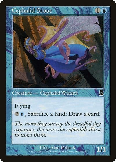 Cephalid Scout Odyssey Magic card