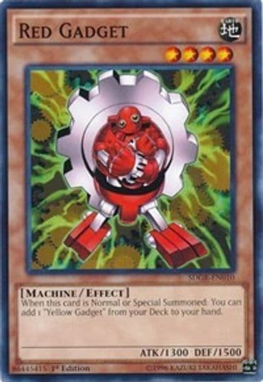 Red Gadget Structure Deck: Geargia Rampage Yu-Gi-Oh! card